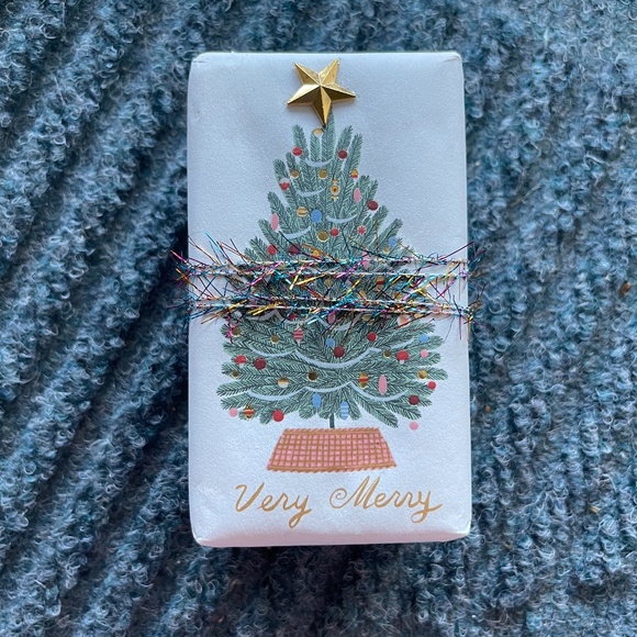 NWT Tinsel Tree Holiday Gift Soap from Anthropologie / George & Viv - Picture 2 of 5